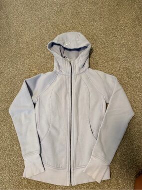 lululemon athletica Light Lavender Hooded Full-Zip Sweatshirt